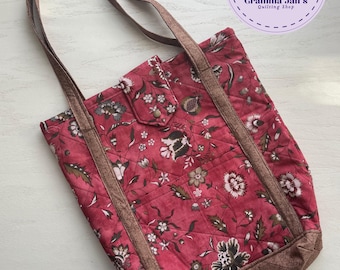 Floral Paisley Market Bag