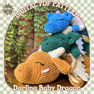 Darling Baby Dragon Crochet Pattern