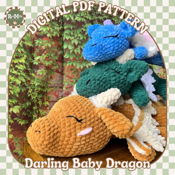 Darling Baby Dragon Crochet Pattern