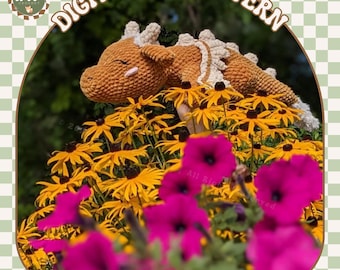 Sleeping Baby Dragon Crochet Pattern