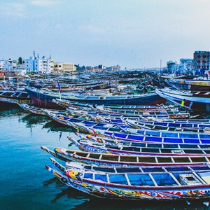 Saint-Louis Fishing Boats Impresión fotográfica