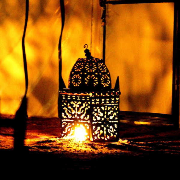 Moroccan Sahara Desert Lantern Print, Lantern Photograph