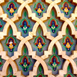 Casablanca Moroccan Tiles Photographic Print