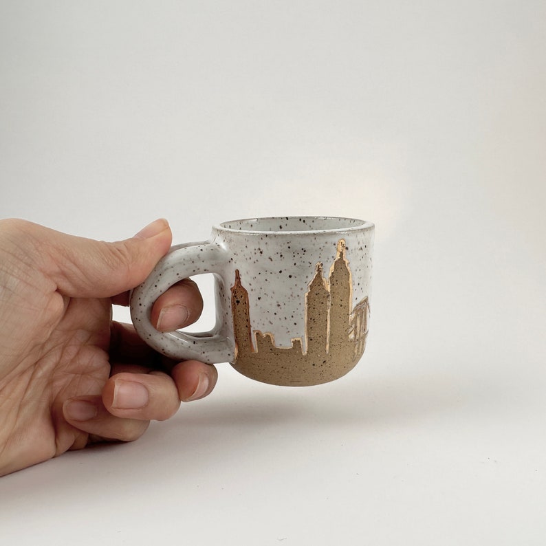 Mini NYC Mugs with GOLD image 3