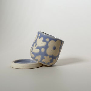 Mini Periwinkle Petal Floral Planter