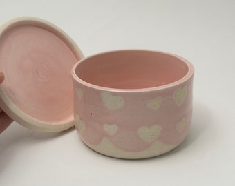 Medium Pink Hearts Planter