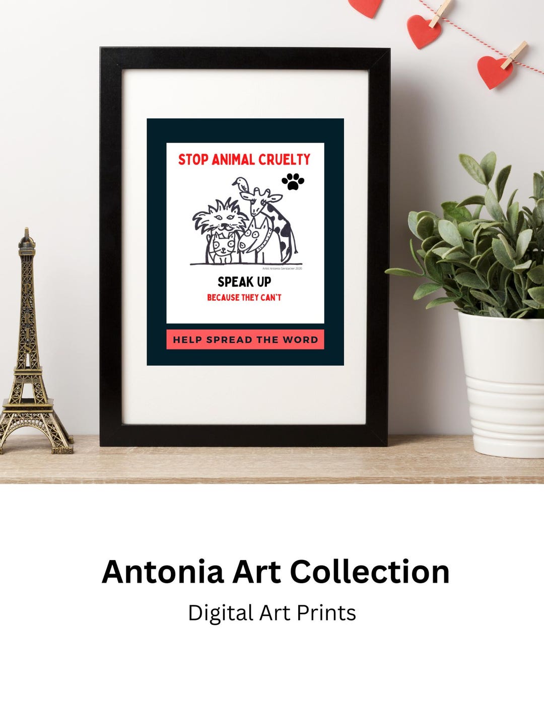 STOP Animal Cruelty Poster | Speak up Because They Can’t | PDF Digital ...