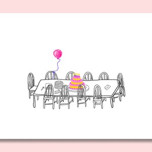 Carte de joyeux anniversaire - carte drôle - carte de voeux colorée HBD - carte de fête - jolie carte illustrée