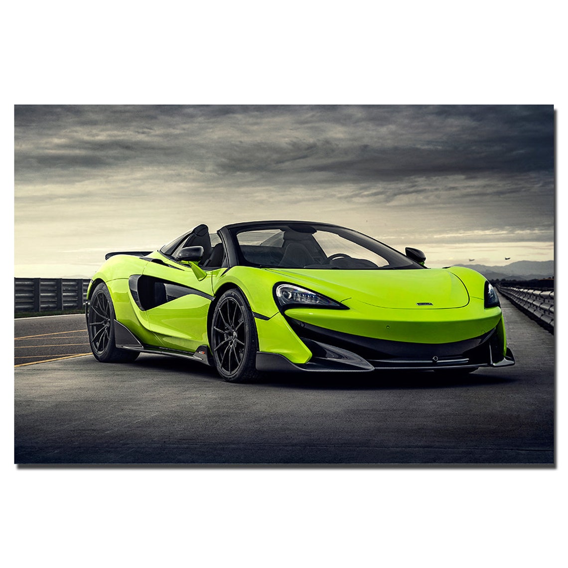 Sports Car Poster Wall Art Print Canvas Etsy