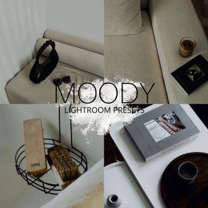 Moody Lightroom presets mobile and desktop |Blogger presets |moody browns |Instagram presets |dark presets |interior presets |low exposure