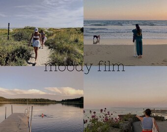 Sfeervolle film Lightroom mobiele en desktop presets |vintage presets |grain presets |reis presets |instagram presets |film presets |natuurlijk