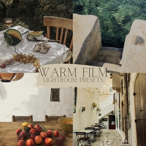 Warm Film Lightroom mobile and desktop presets |travel presets |summer presets |Europe presets |muted color |vintage presets |moody |blogger