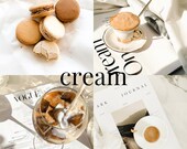 4 cream Lightroom mobile and desktop presets |Blogger presets |beige presets |Instagram presets |Lightroom presets |light presets |coffee