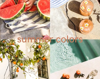Bright summer colors Lightroom presets |Blogger presets |Instagram presets |bright presets |Sunlight presets |colorful |desktop and mobile