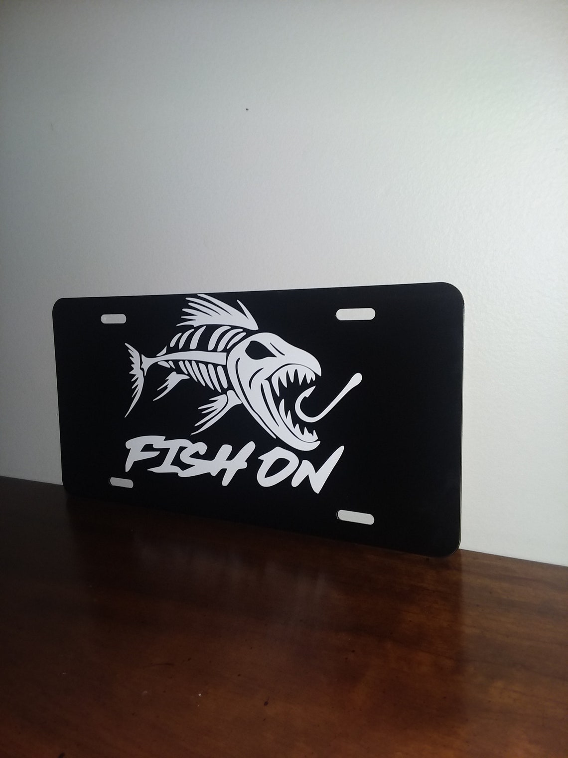 Fish On Bone Fish License Plate/Fishing Style License Etsy