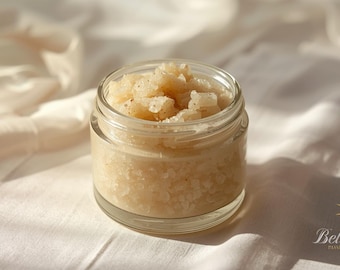 Exfoliating Sugar Body Scrub – Natural Coconut & Almond Oil | Handmade Spa Skincare Gift