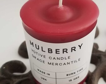 Votive Candles - Mulberry - 4 PACK