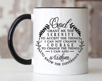 Serenity Prayer Coffee Mug
