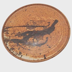Ann Krestensen Studio Pottery New Mexico Artist Signed Plate 10"