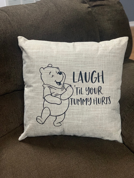 Disney Winnie the Pooh Pillow Cover. Disney Home Decor, Canvas