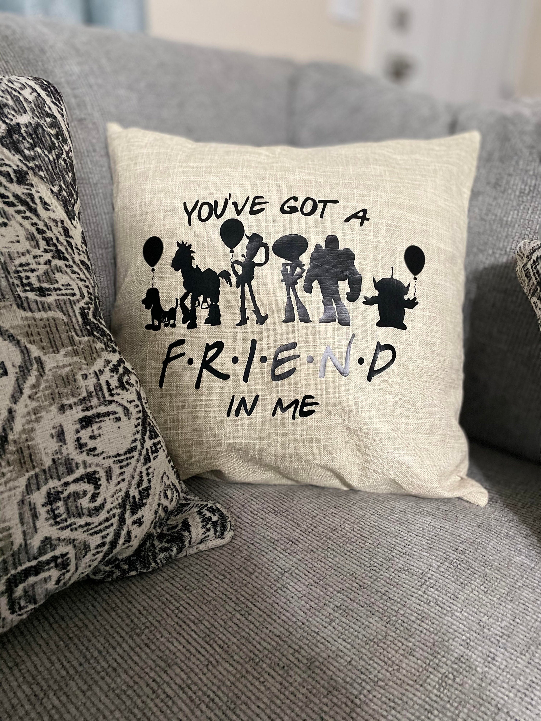 Disney FRIENDS Throw pillow cover, Mickey and friends pillow cover