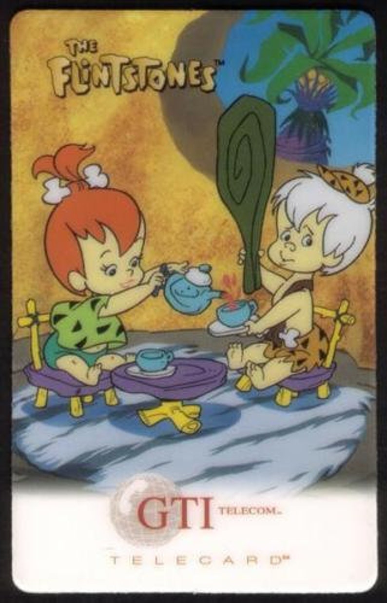 Flintstones Pebbles /& Bam Bam Phone Card