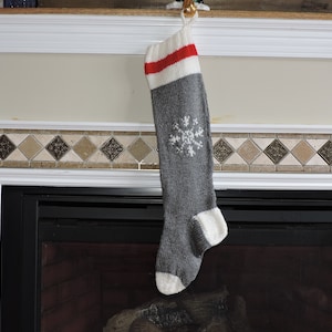 Hand Knit Personalized Christmas Stocking