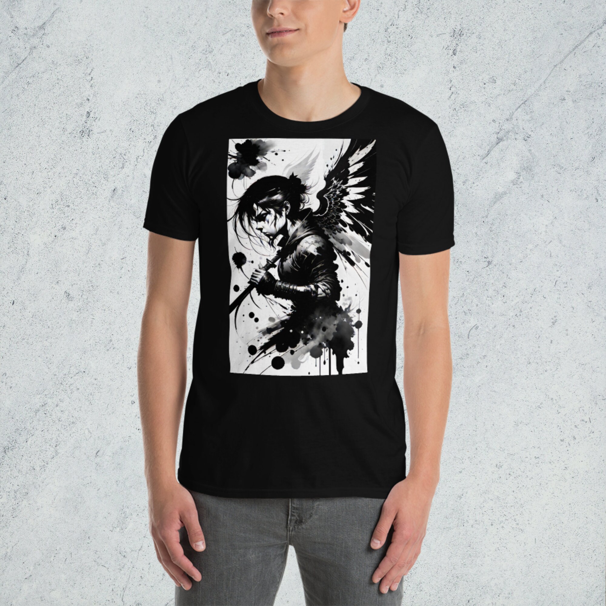 WARGOD Graphic Tee — Archangels Back Art