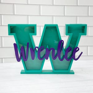 Personalized Name/ Initial Bank, Piggy Bank, Custom Piggy Bank, Coin Bank, Kids Piggy Bank, Initial Piggy Bank, Gift for Kids