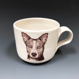 Handmade Ceramic Dog Mug