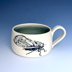 Handmade Ceramic Cicada Mug