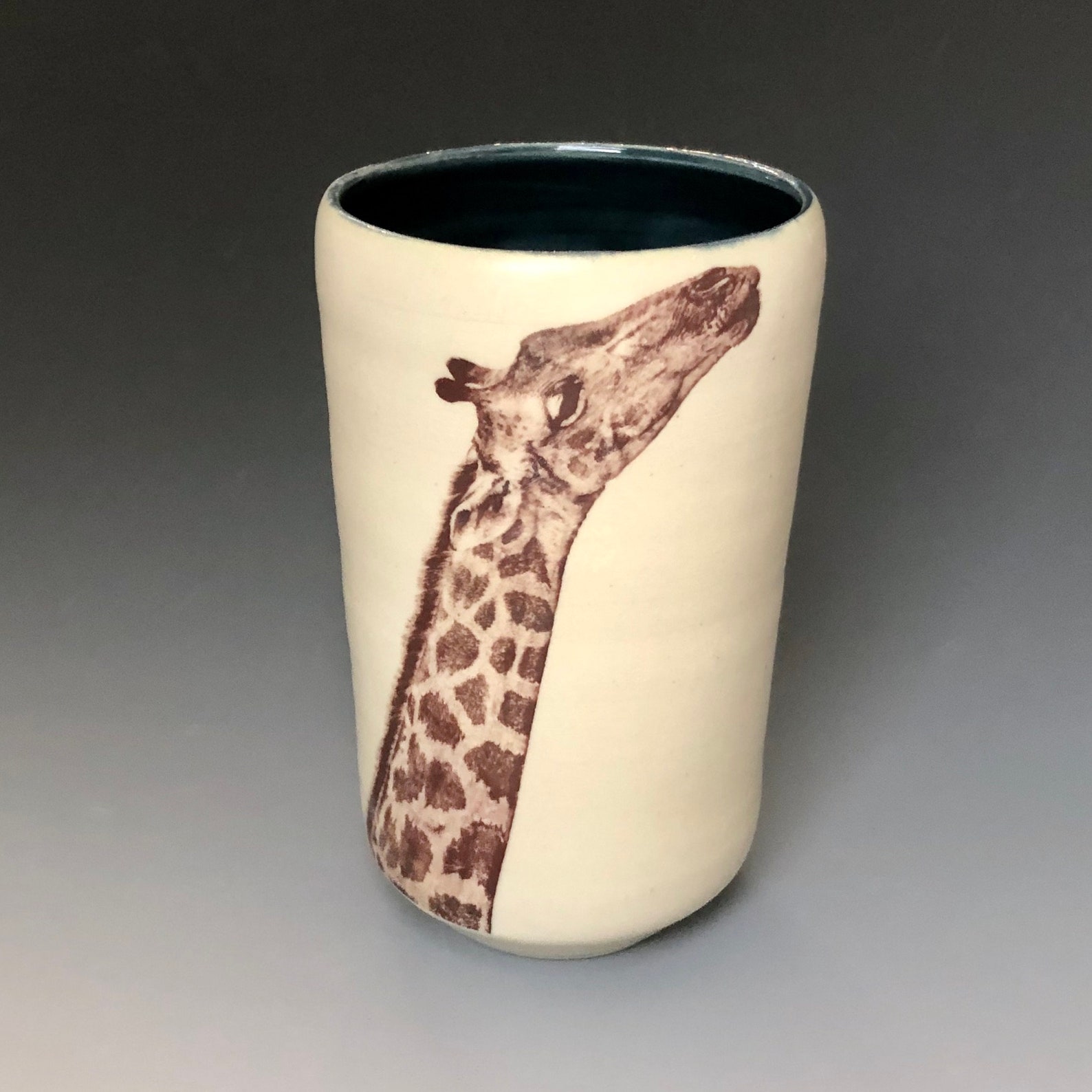 Handmade Ceramic Giraffe Vase Etsy