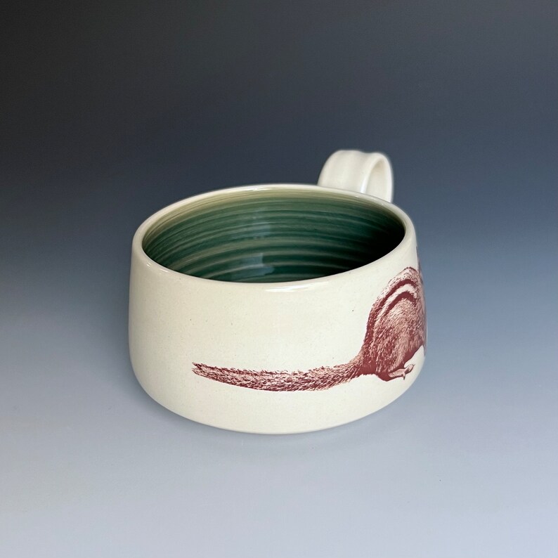 Handmade Ceramic Chipmunk Mug image 3