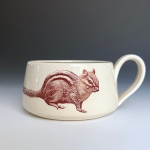 Handmade Ceramic Chipmunk Mug image 4