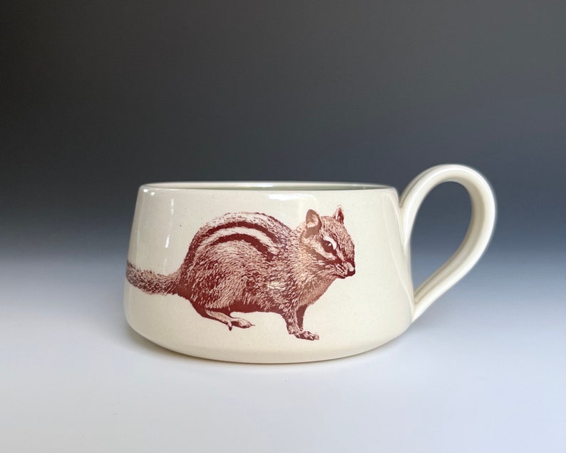 Handmade Ceramic Chipmunk Mug image 4