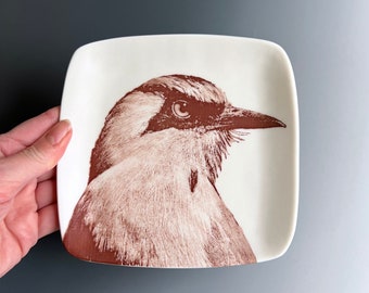 Small Handmade Ceramic Bird Plate