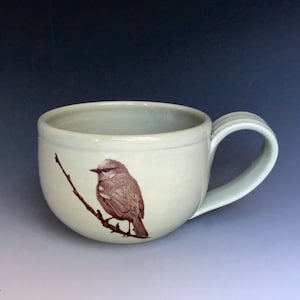 Handmade Ceramic Bird Mug