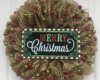 Christmas door decor | Etsy