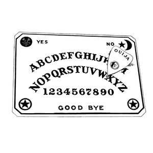 vintage Ouija Board Vector Clipart | Talking Board Fortune-Telling Occult Mystic Psychomancy Halloween Téléchargement instantané SVG PNG JPG