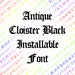 see more listings in the Alphabets & Fonts section