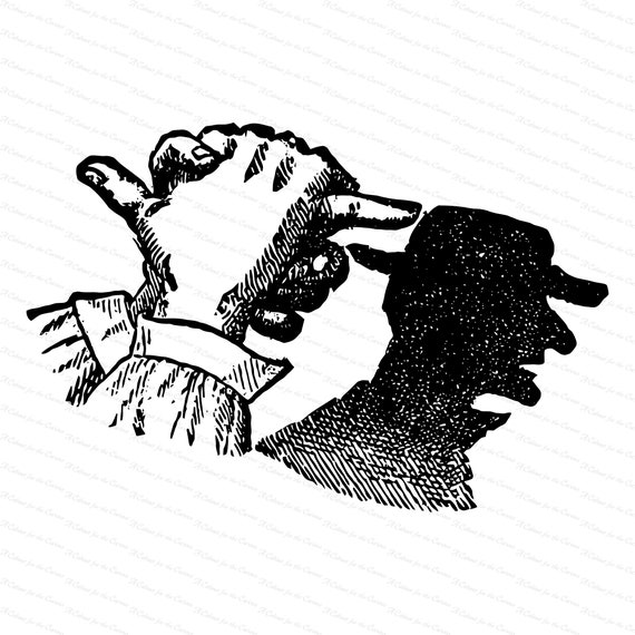 Hat Shadow Man Drawing