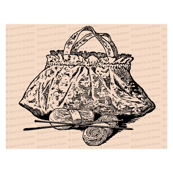 A vintage style patchwork knitting bag  ericka eckles
