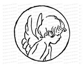 Vintage Edwardian Cupid  | Antique Valentine's Day Clipart | Vector Romantic Cherub SVG PNG JPG