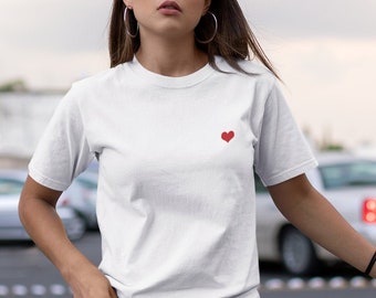 Heart T Shirt - Etsy