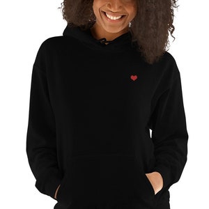 Soft Red Hoodie Etsy