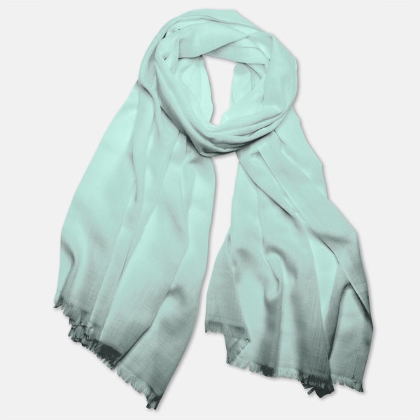 Scarf Mint Green Etsy
