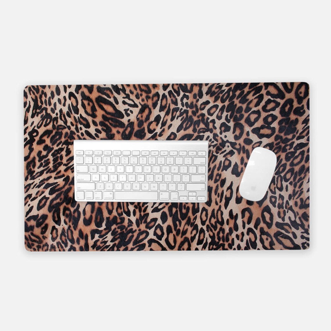 Leopard Print Desk Pad Etsy