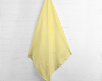 Butter Yellow Bandana Scarf