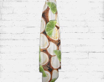 Lime & Coconut Pashmina Scarf 73.5″ X 27″