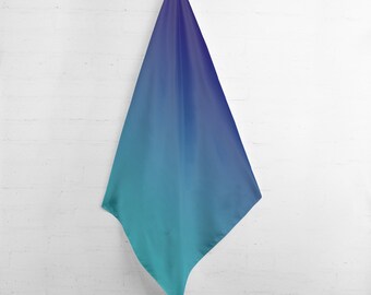 Bufanda Ombre Océano - 22 x 22